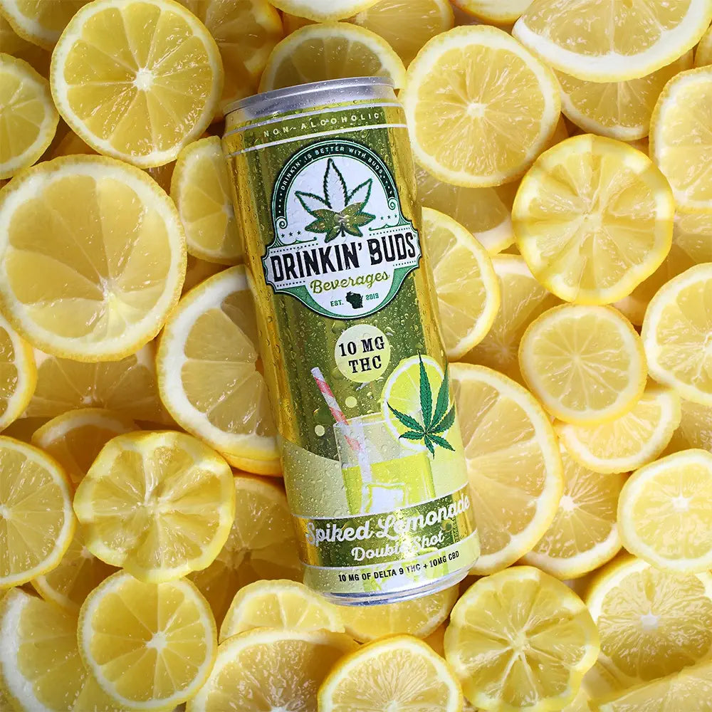 Double Shot Spiked Lemonade 10MG THC Cocktail 4PK