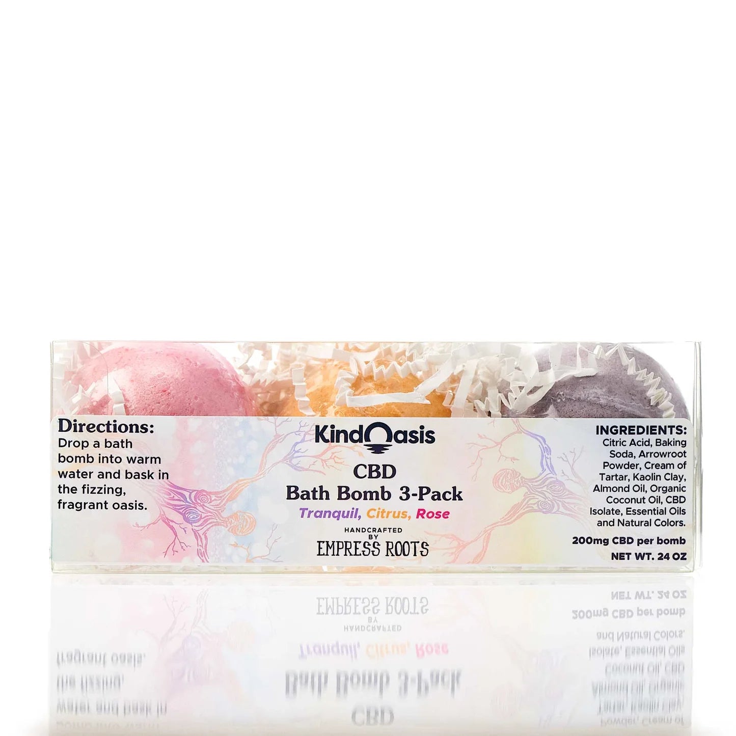 Kind Oasis - CBD Bath Bomb Trio